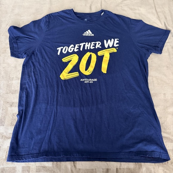 adidas Other - UC Irvine Anteaters Shirt‎ Mens XL Blue NCAA Basketball Adidas Together We Zot